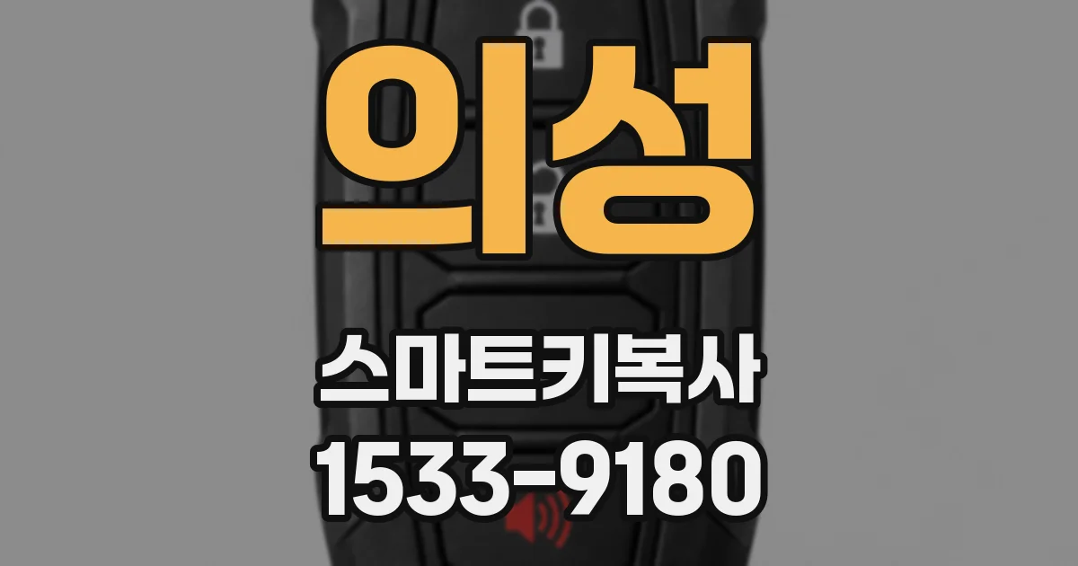 의성 스마트키복사