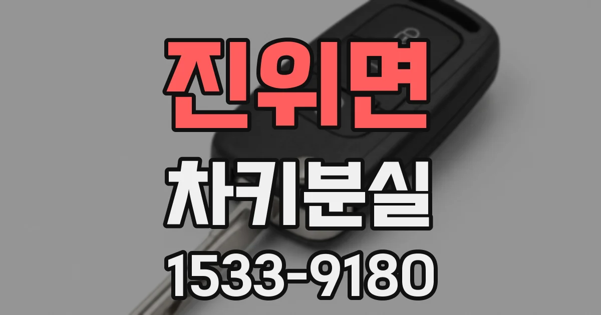 진위면 차키분실