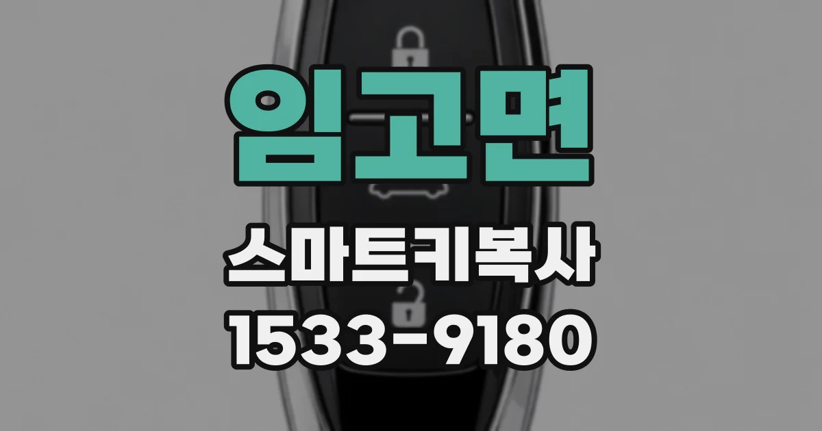 임고면 스마트키복사