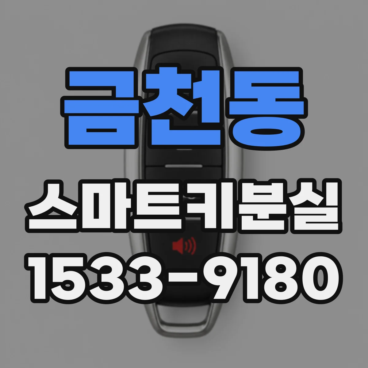 금천동 스마트키분실