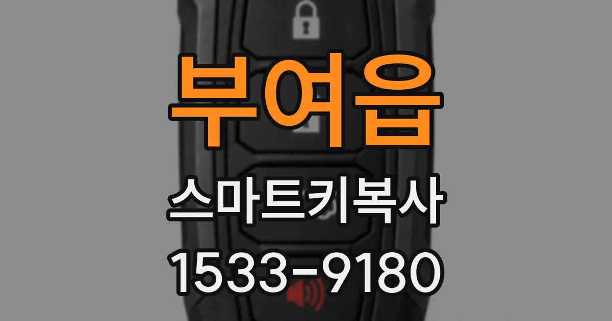 부여읍 스마트키복사