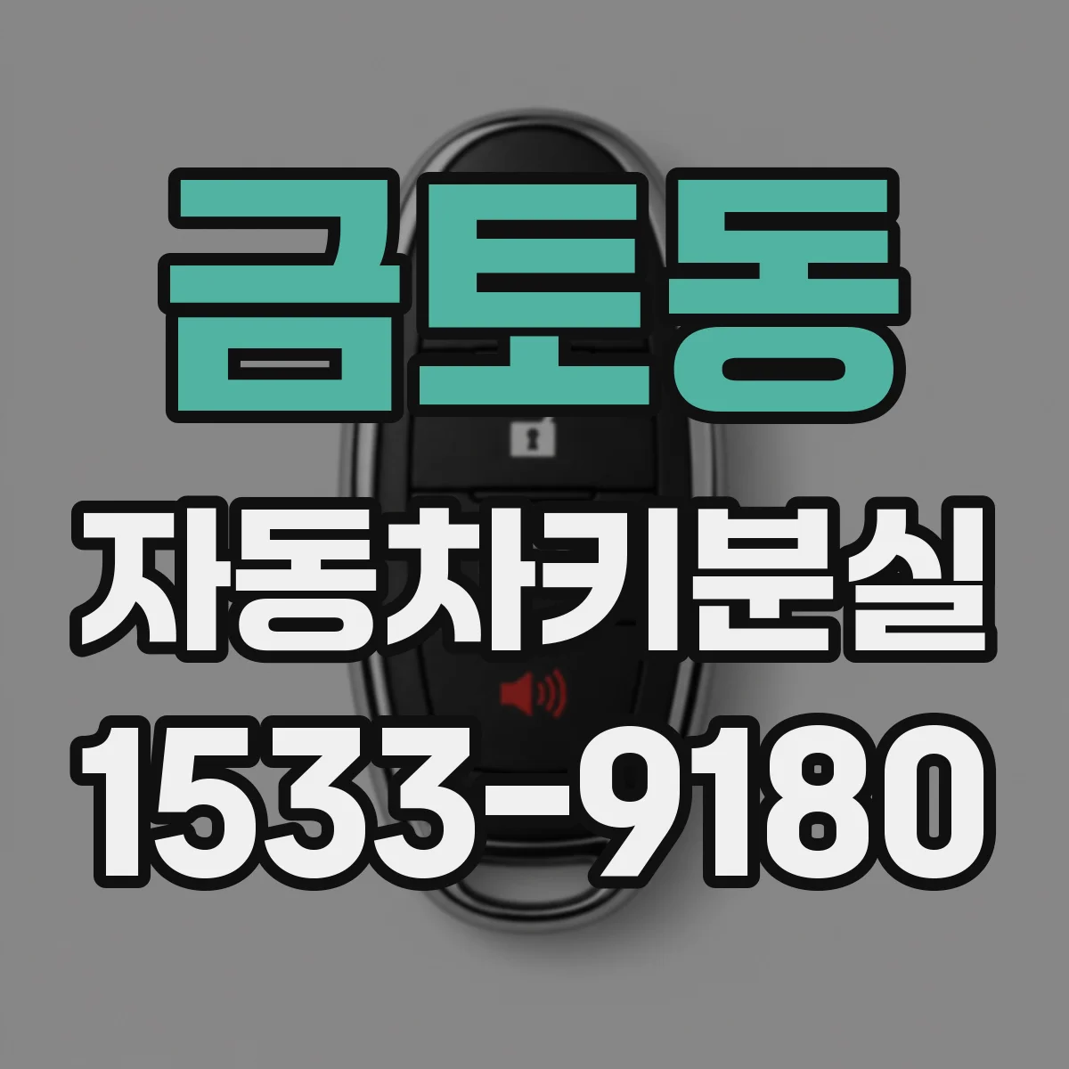 금토동 자동차키분실