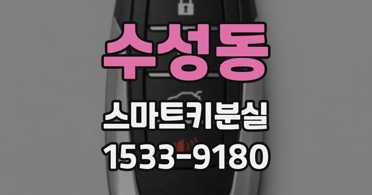 수성동 스마트키분실