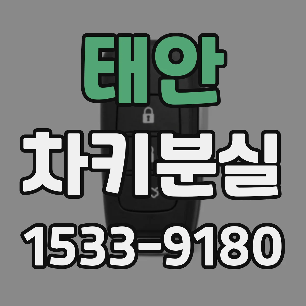 태안 차키분실