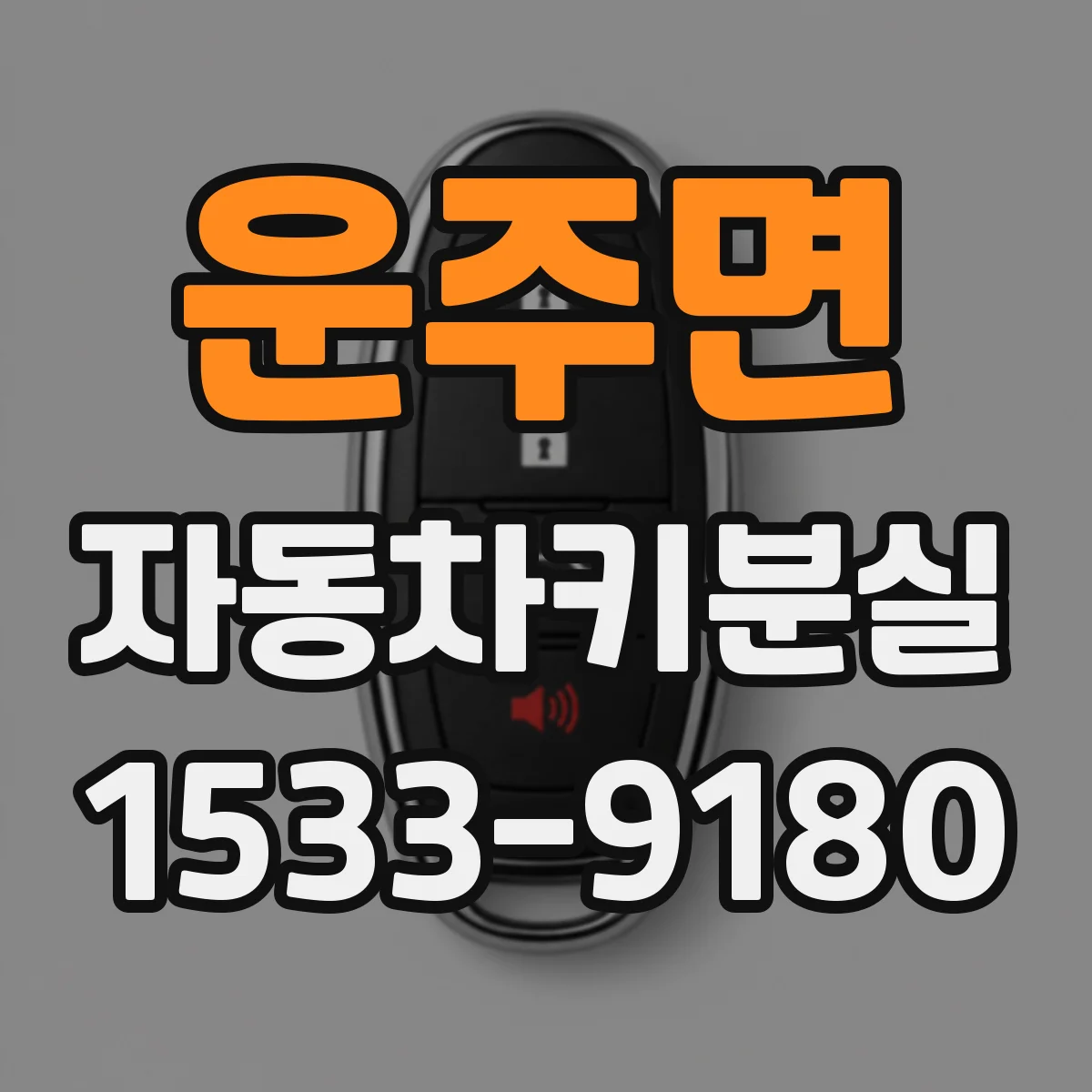 운주면 자동차키분실