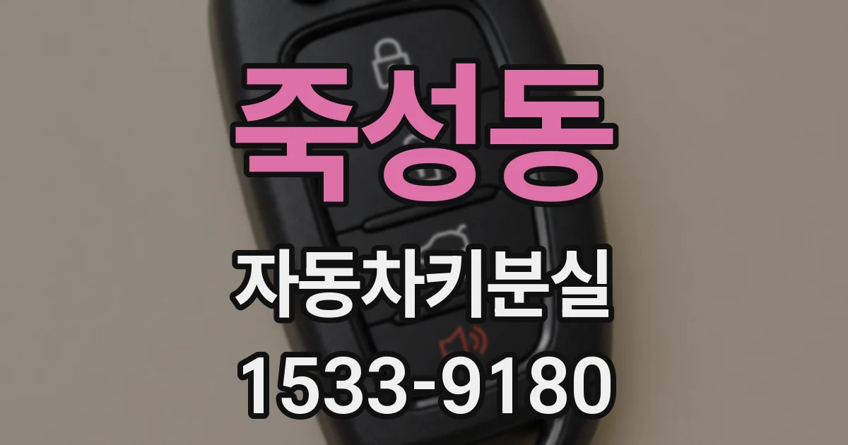 죽성동 자동차키분실