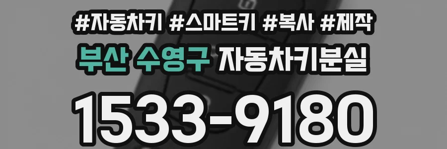 부산 수영구 자동차키분실