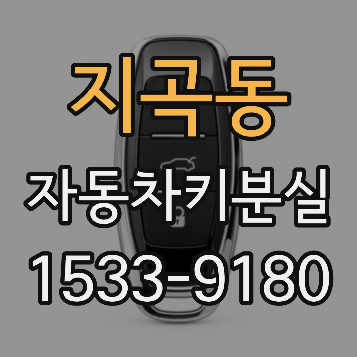 지곡동 자동차키분실