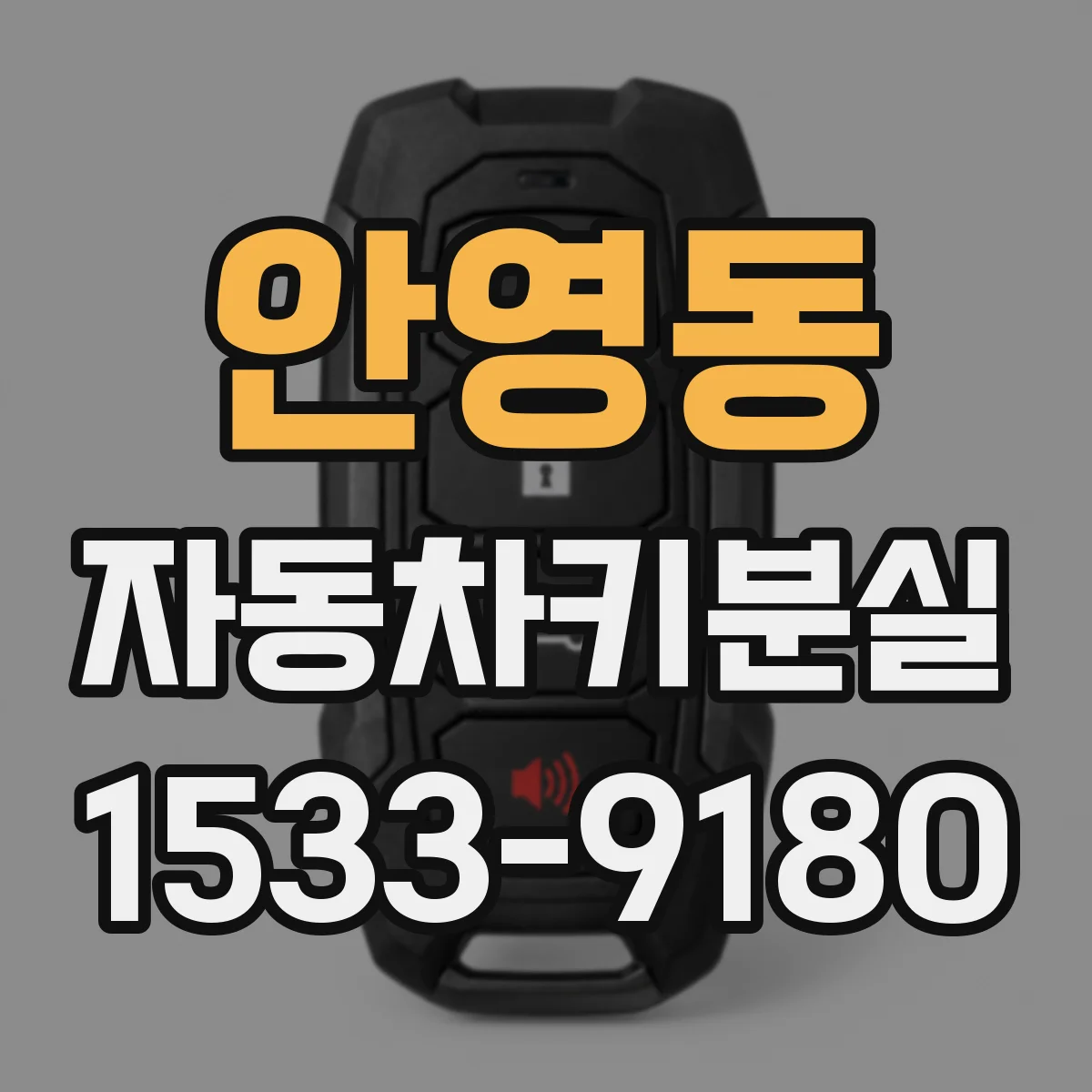 안영동 자동차키분실