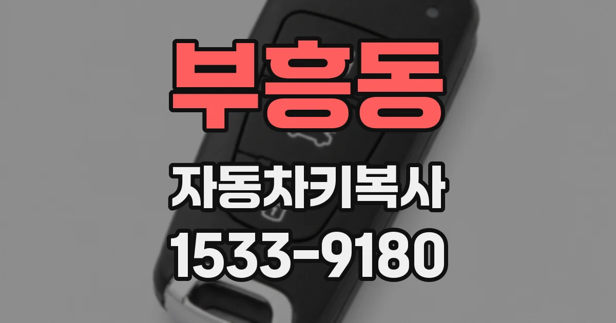부흥동 자동차키복사