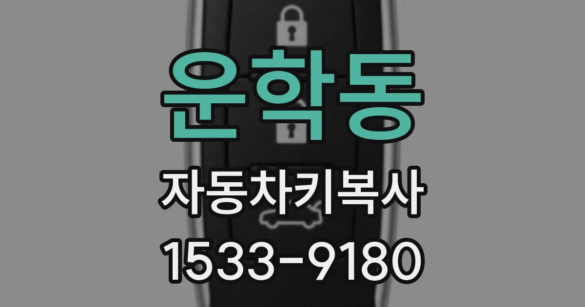 운학동 자동차키복사