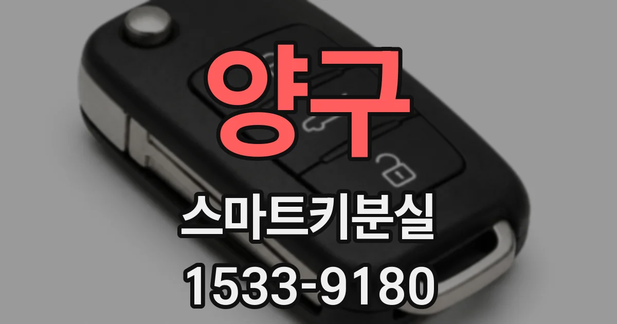양구 스마트키분실