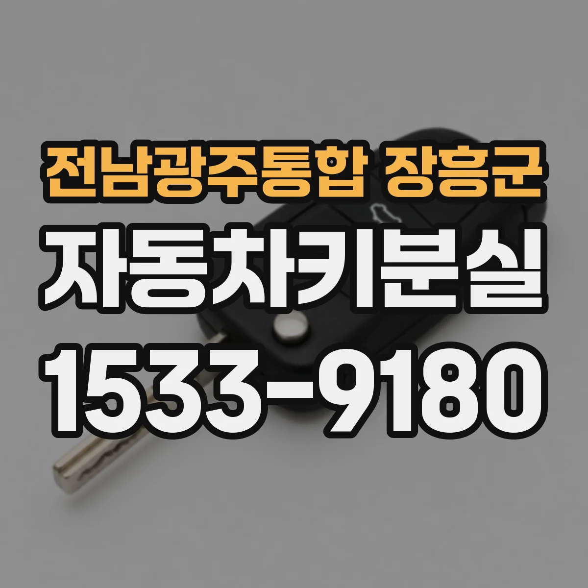 전남광주통합 장흥군 자동차키분실