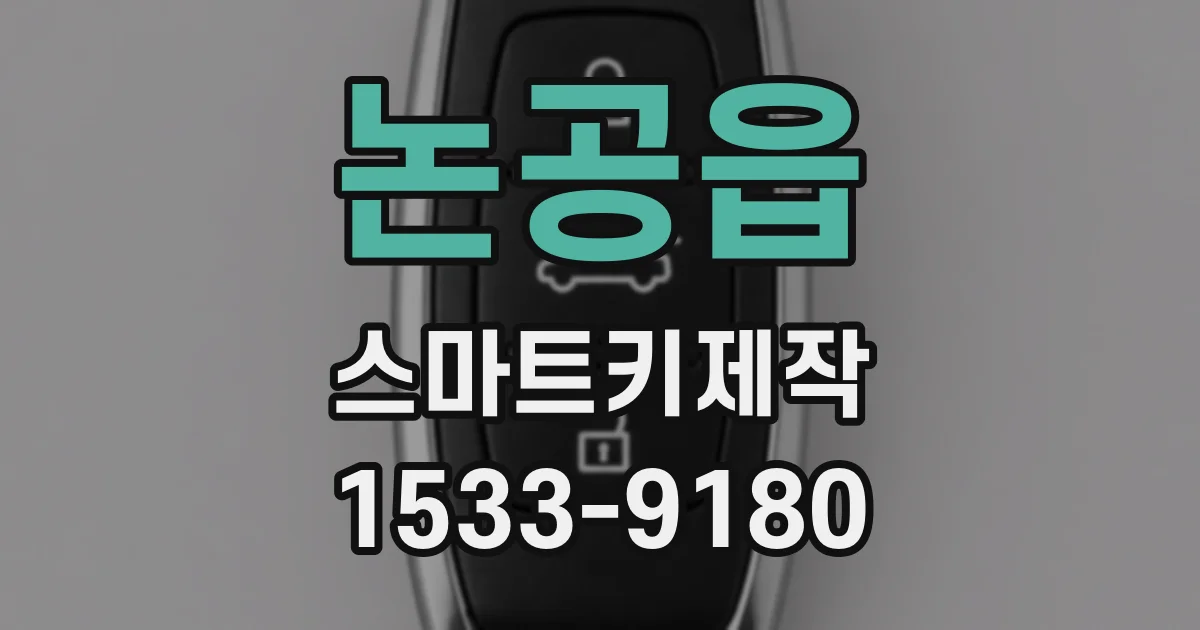 논공읍 스마트키제작