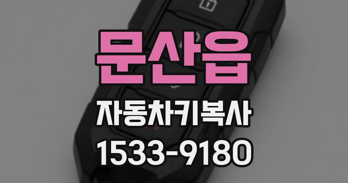 문산읍 자동차키복사