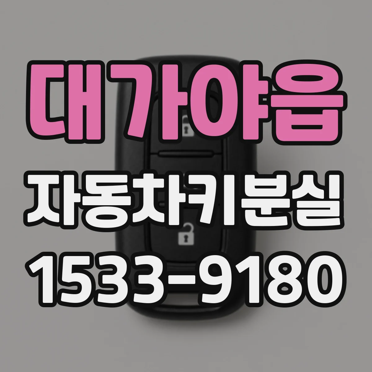 대가야읍 자동차키분실