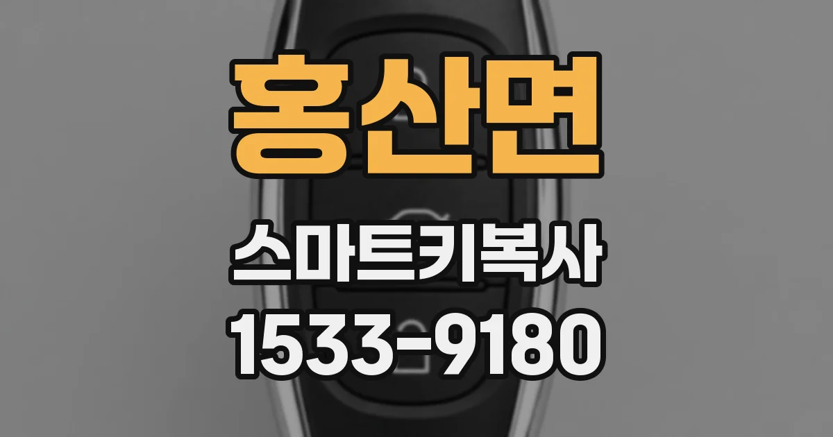 홍산면 스마트키복사