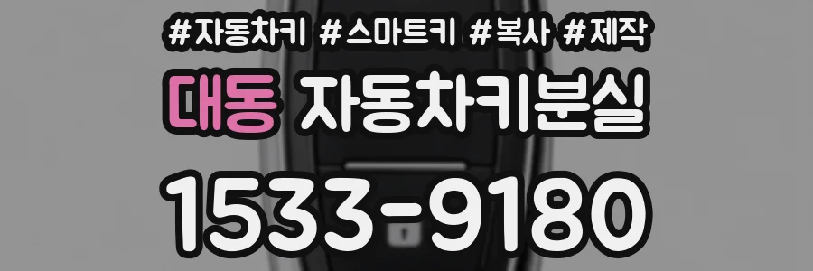 대동 자동차키분실