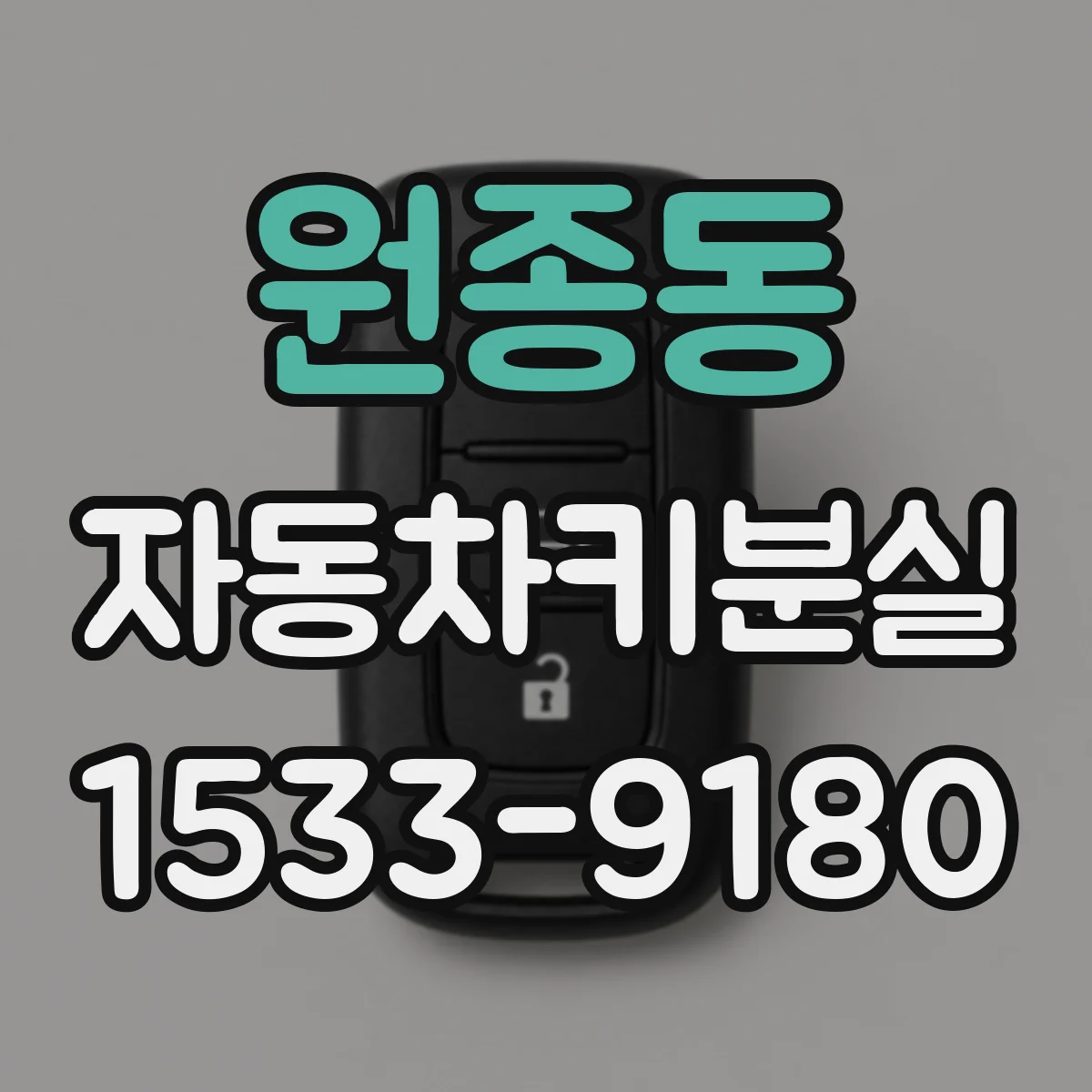 원종동 자동차키분실