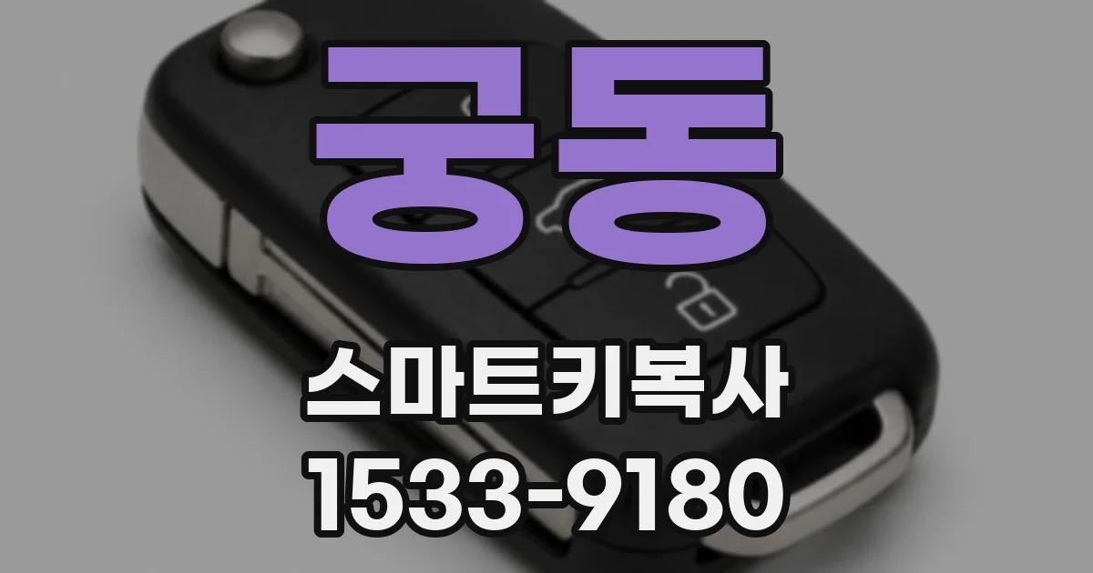 궁동 스마트키복사