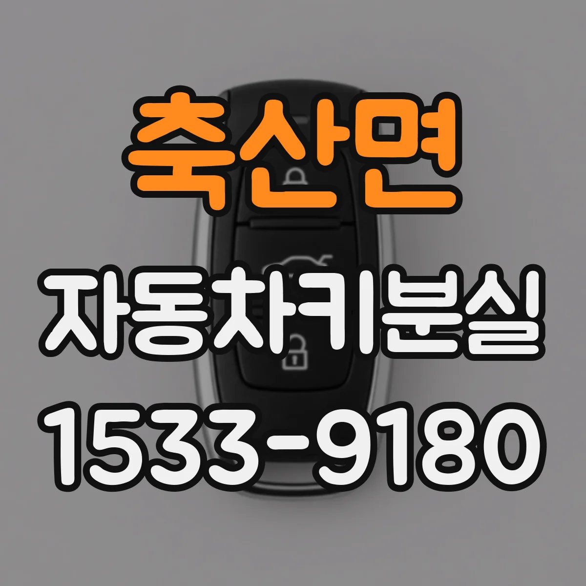 축산면 자동차키분실