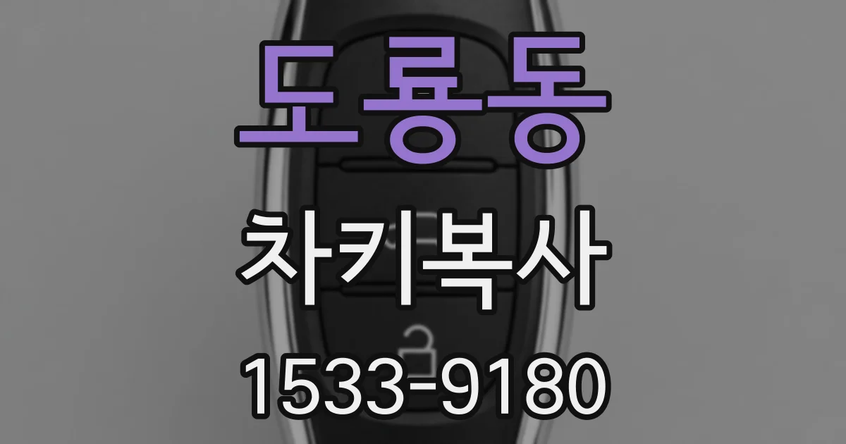 도룡동 차키복사