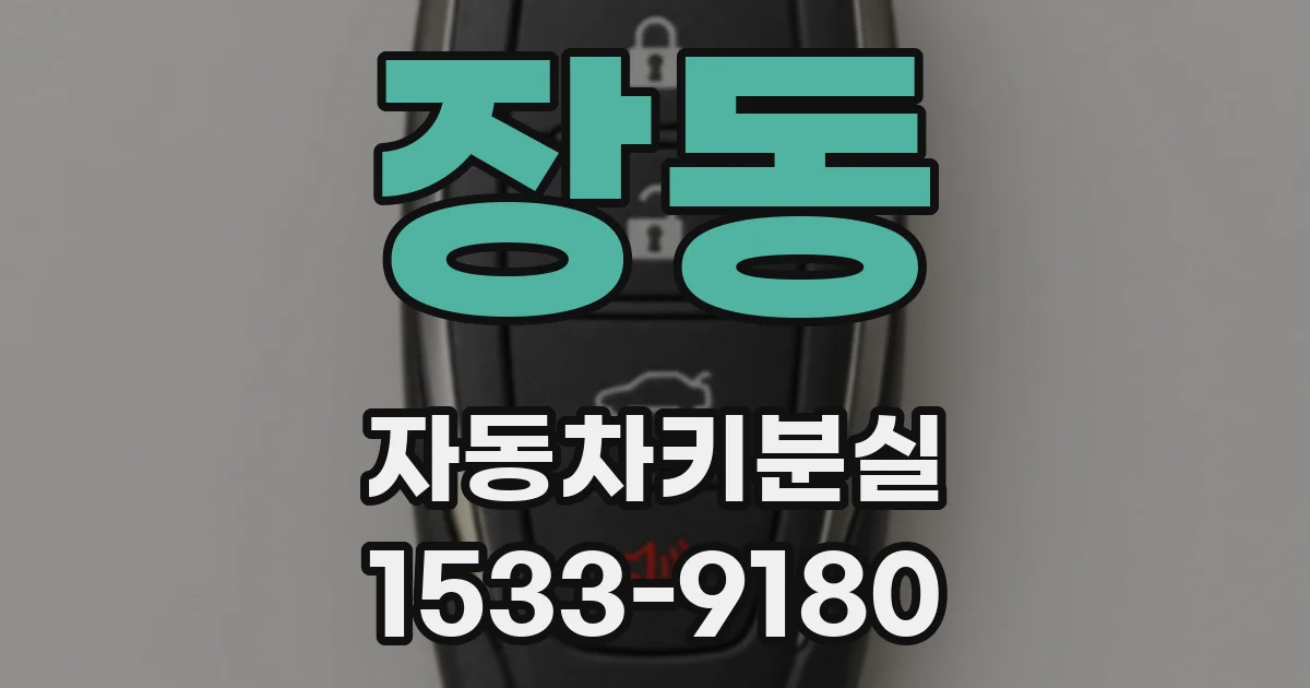 장동 자동차키분실