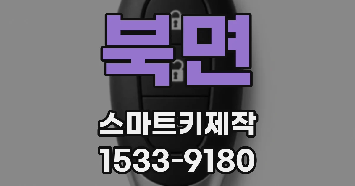 북면 스마트키제작