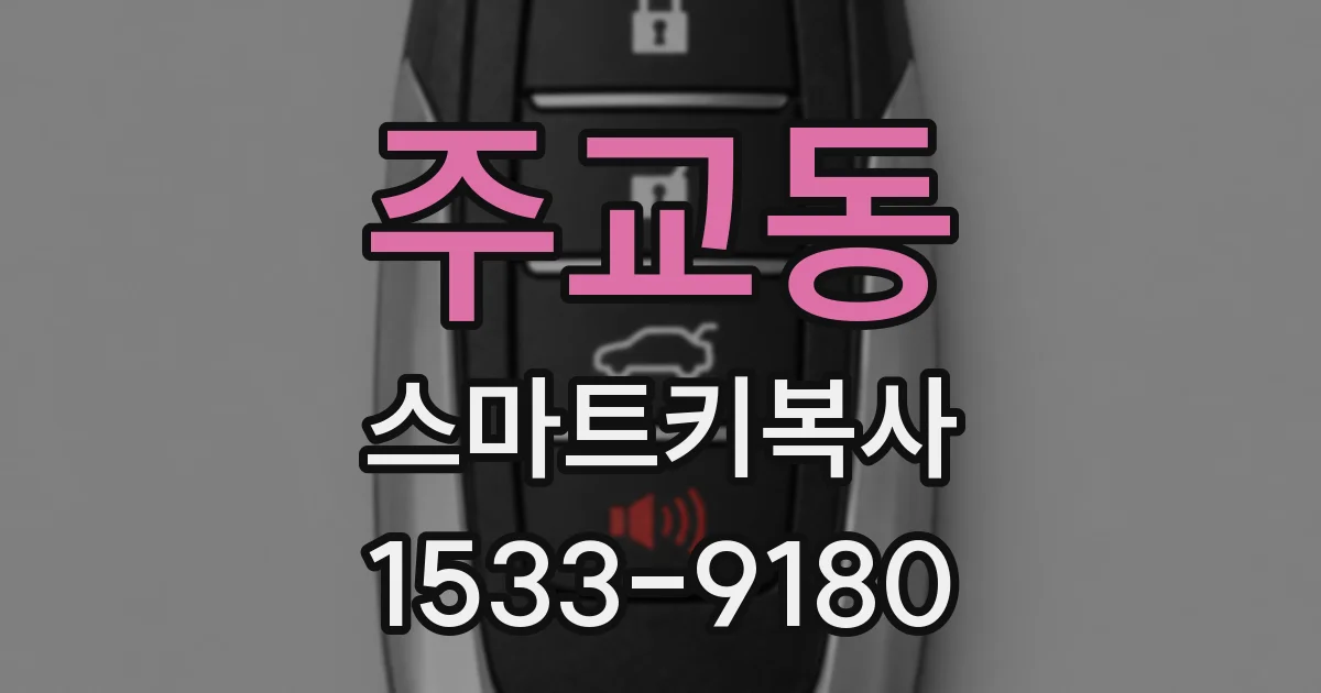 주교동 스마트키복사