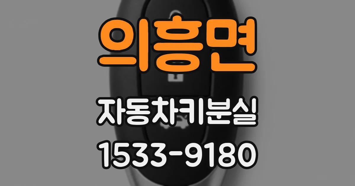 의흥면 자동차키분실
