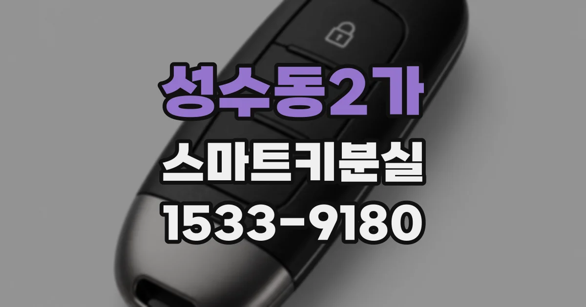 성수동2가 스마트키분실