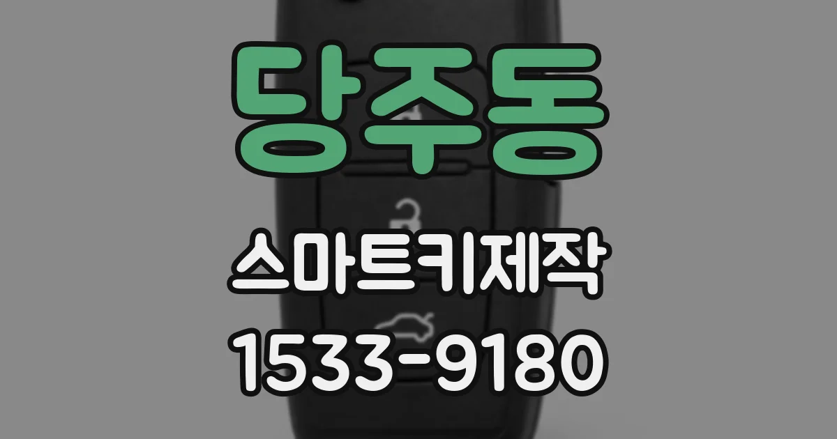 당주동 스마트키제작