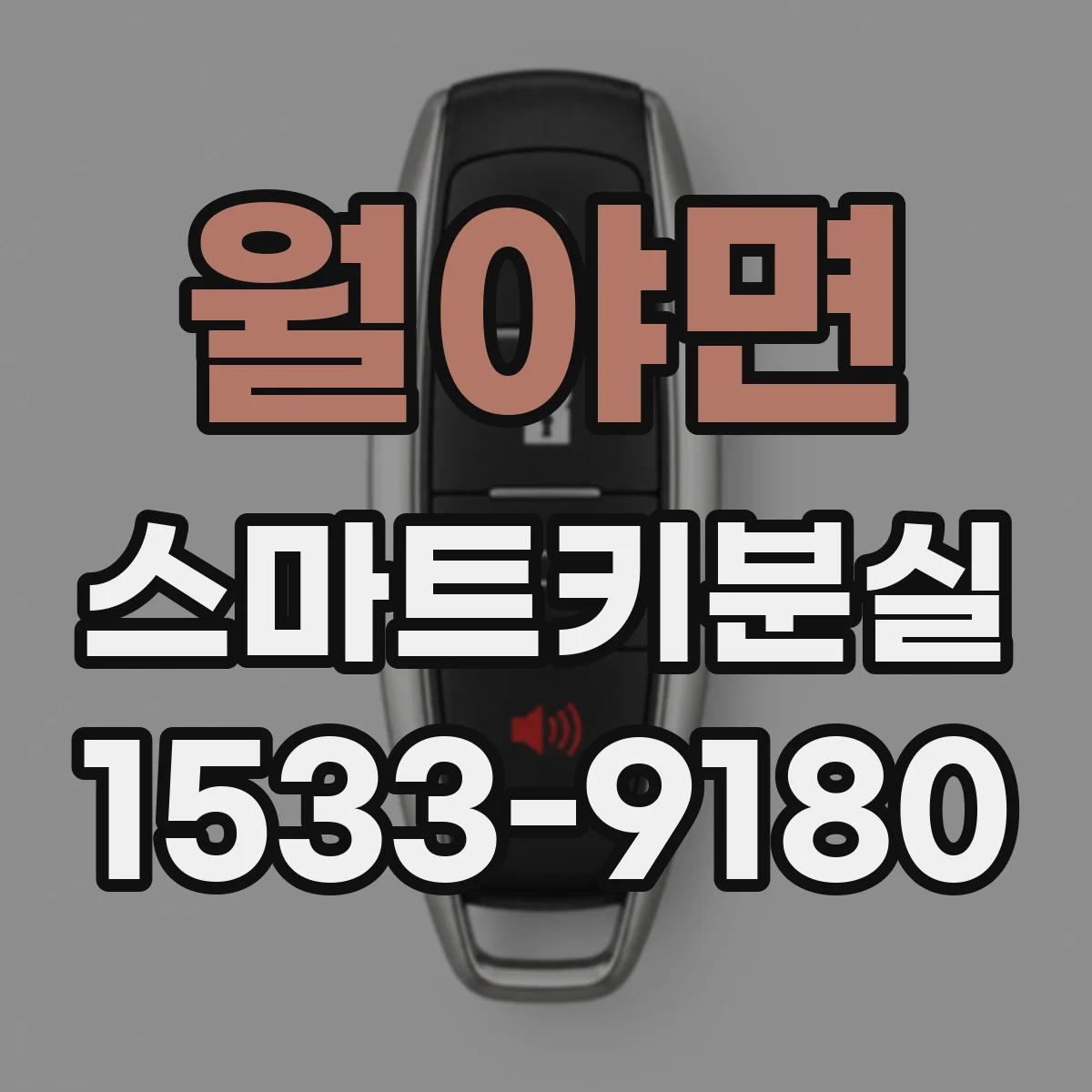 월야면 스마트키분실