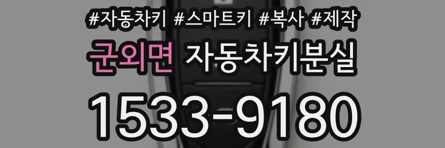 군외면 자동차키분실