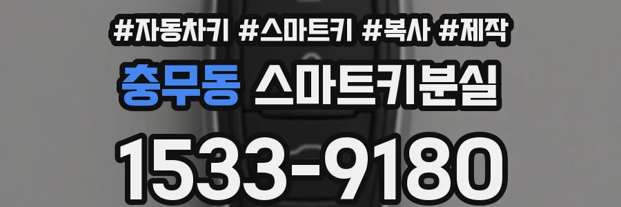 충무동 스마트키분실