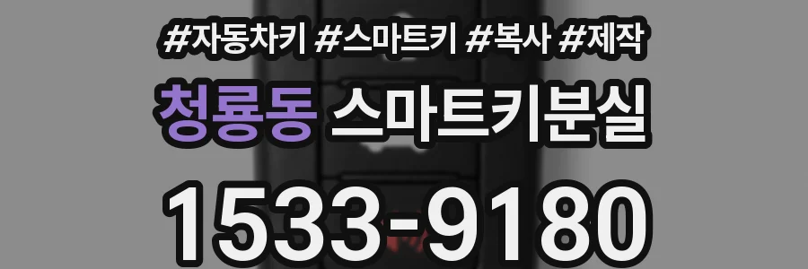청룡동 스마트키분실