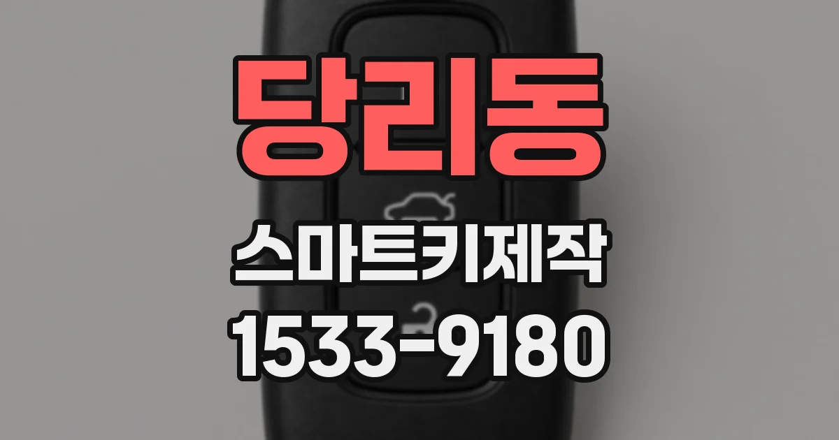당리동 스마트키제작