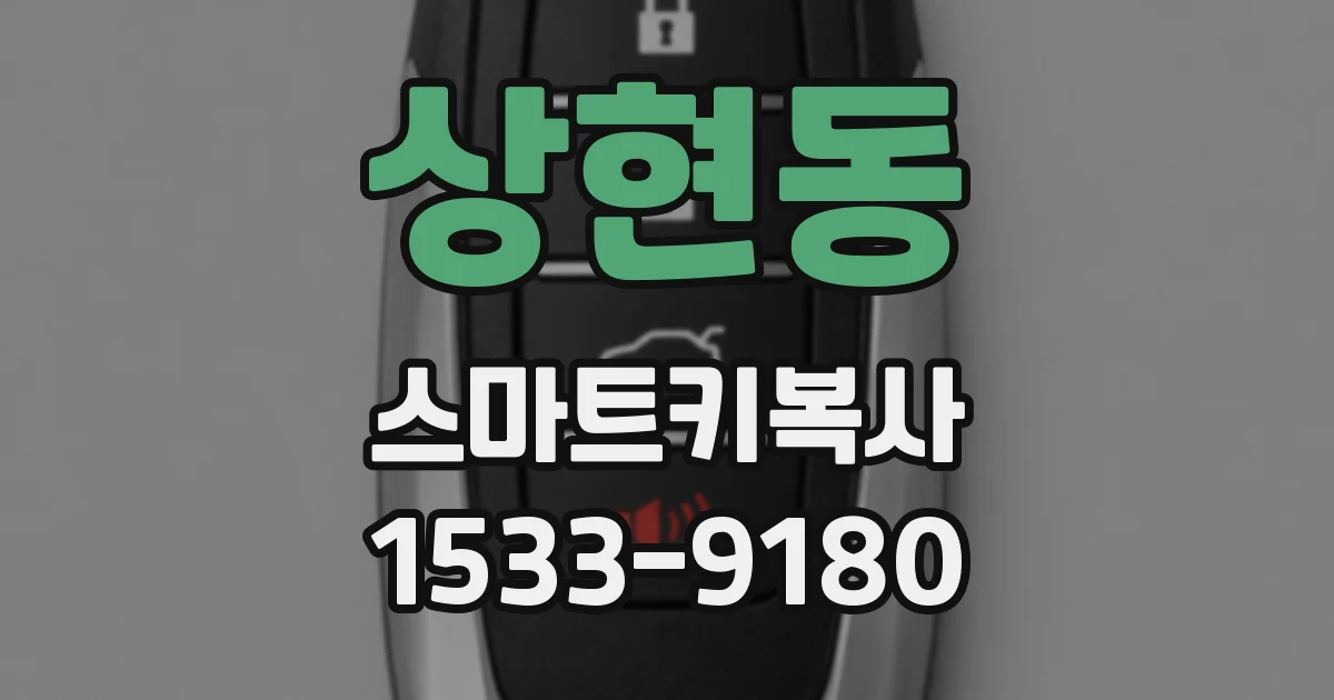 상현동 스마트키복사