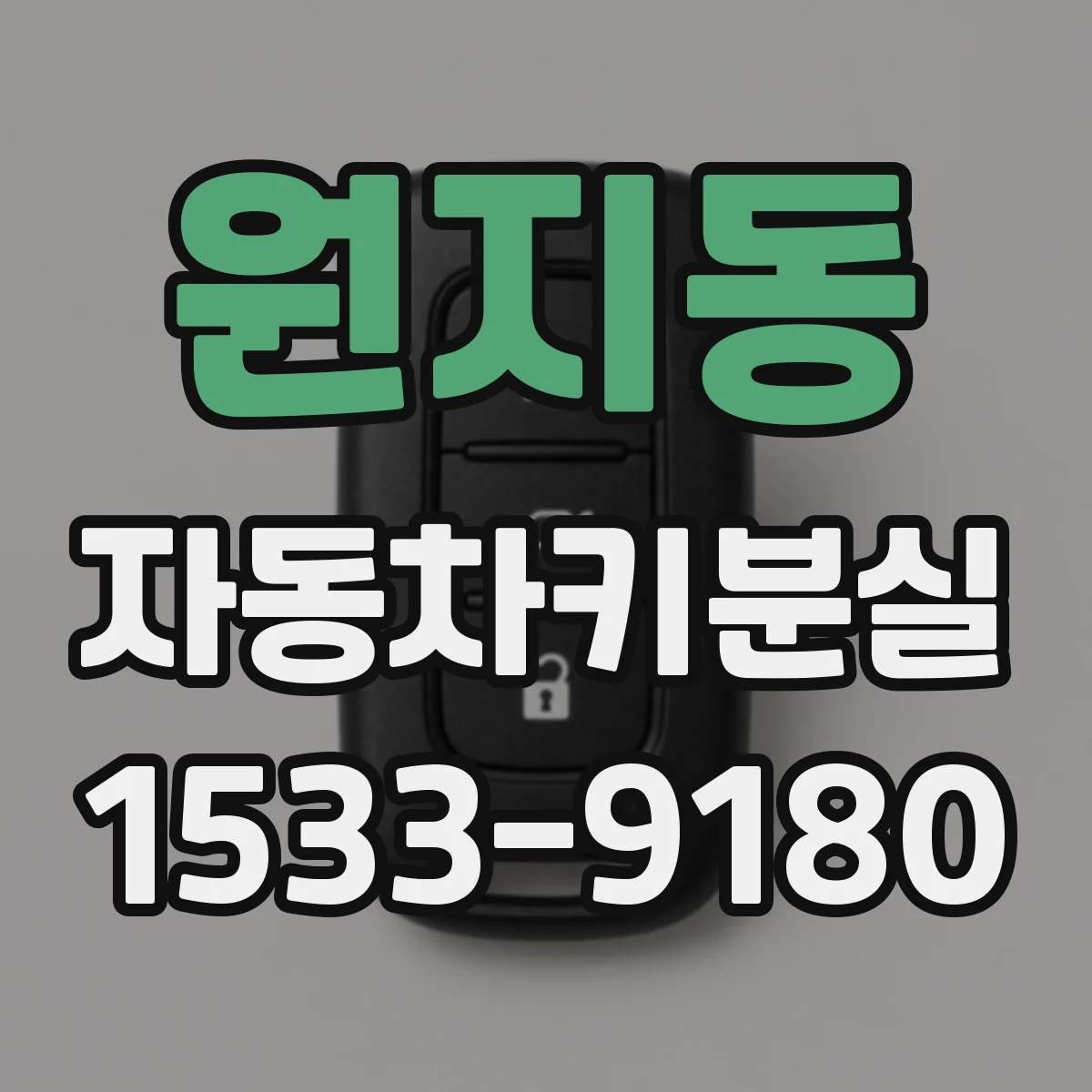 원지동 자동차키분실