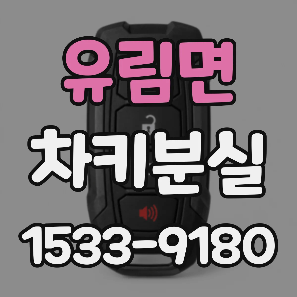 유림면 차키분실