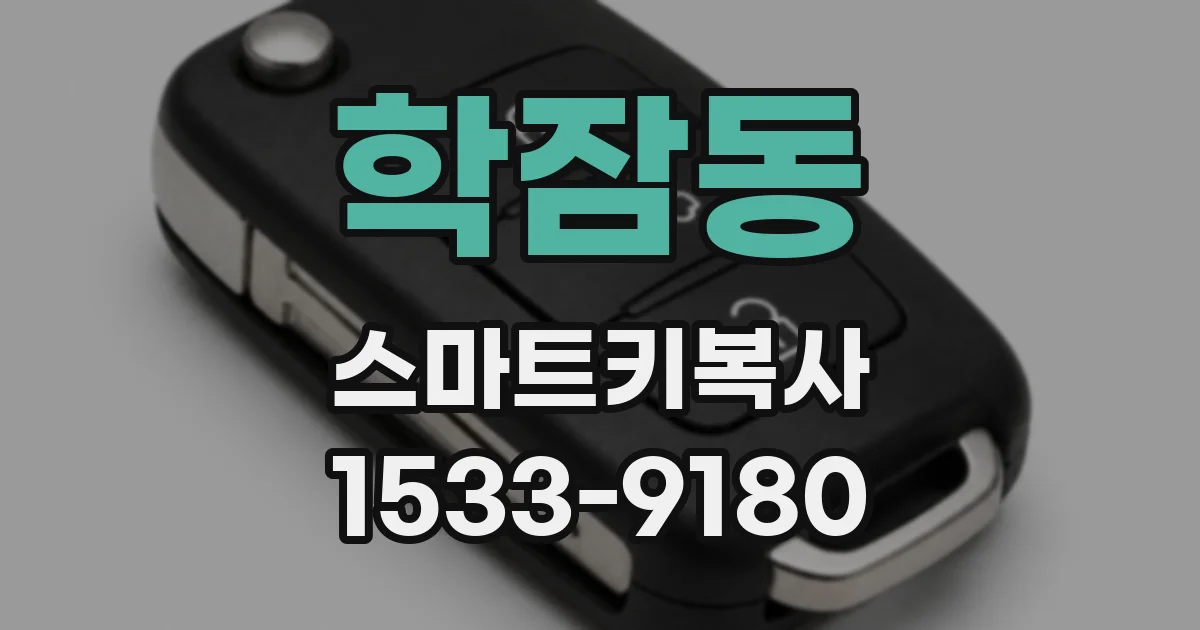 학잠동 스마트키복사