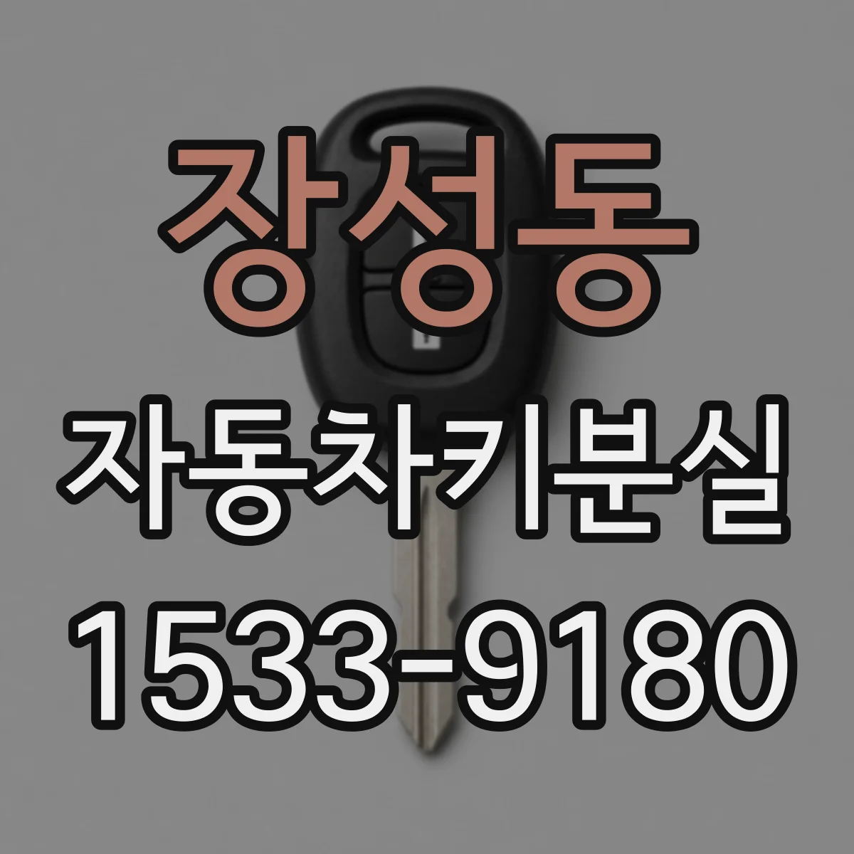 장성동 자동차키분실