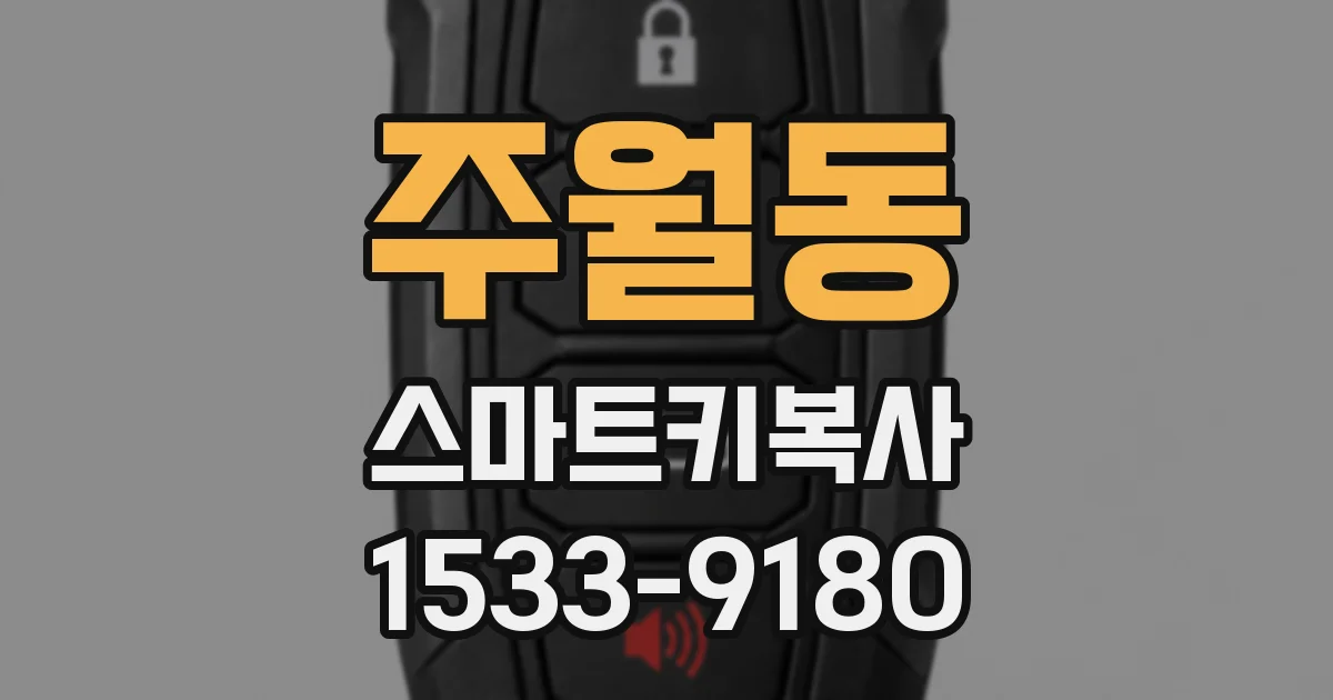 주월동 스마트키복사
