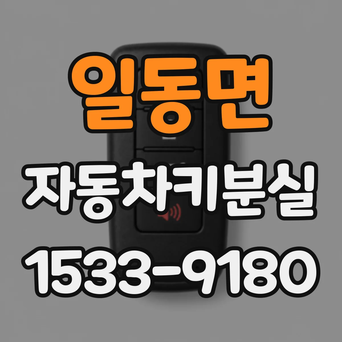 일동면 자동차키분실