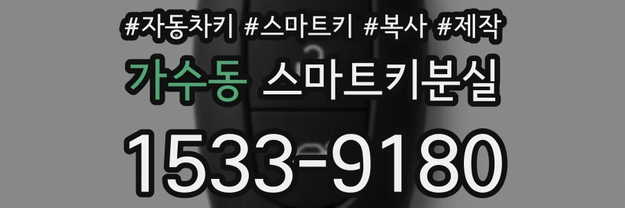 가수동 스마트키분실