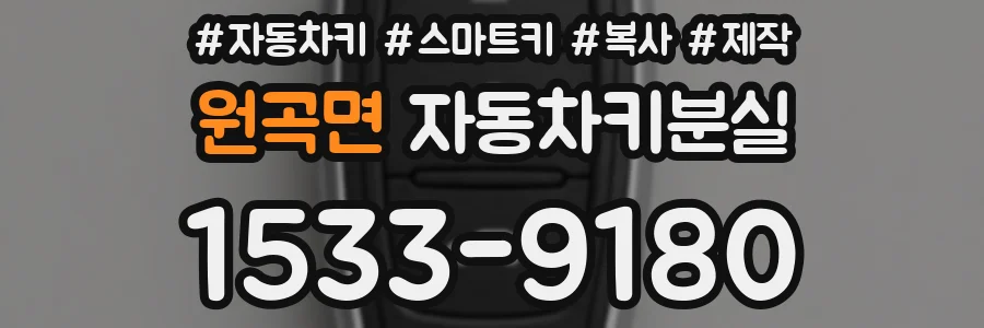 원곡면 자동차키분실