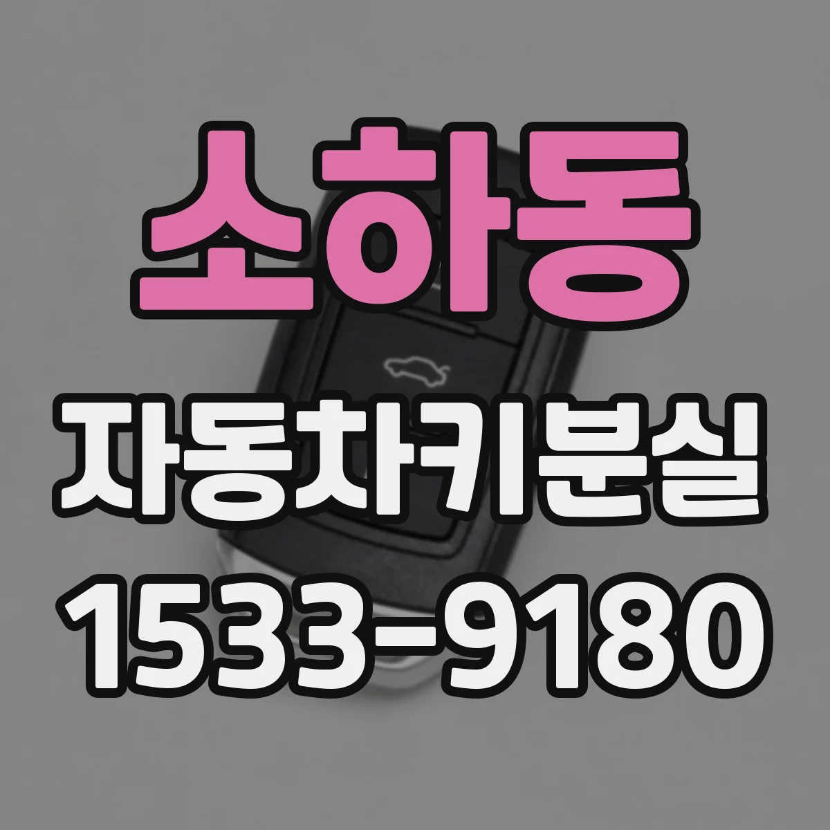 소하동 자동차키분실