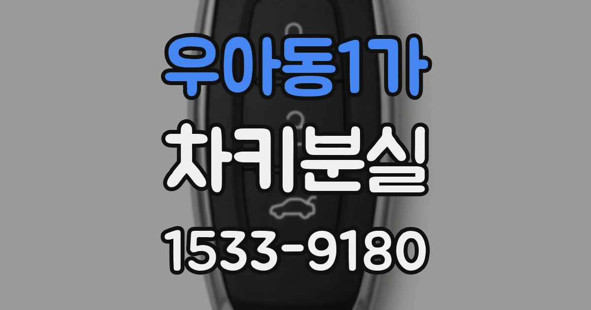 우아동1가 차키분실