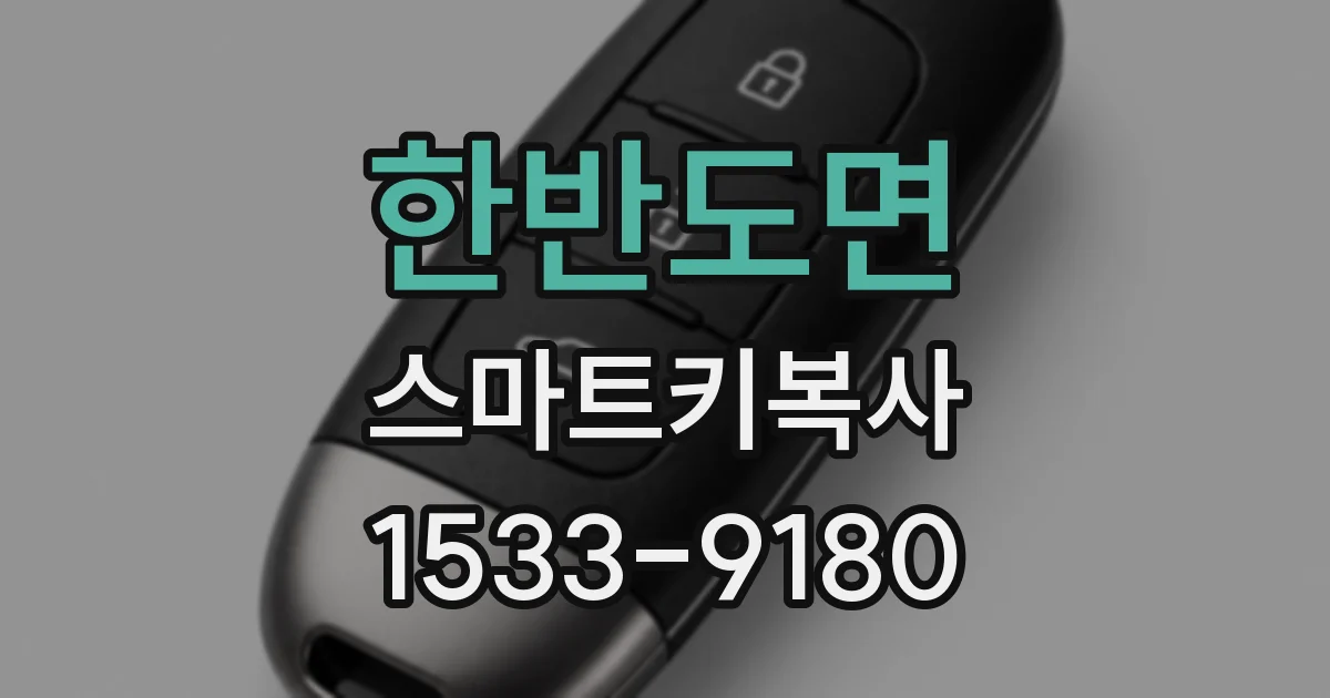한반도면 스마트키복사