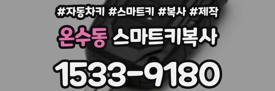 온수동 스마트키복사